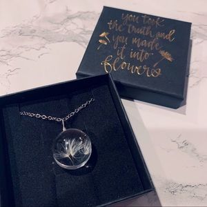 Dandelion Pendant Necklace - Owlcrate